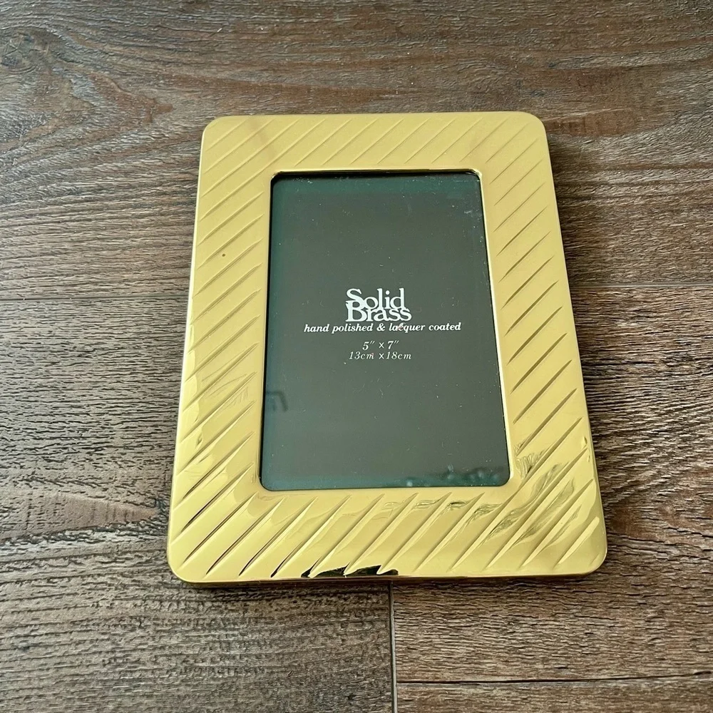 Solid Brass Picture Frame